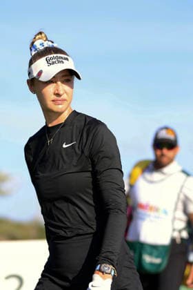 RIVIERA MAYA OPEN AT MAYAKOBA 2026 RIVIERA MAYA OPEN AT MAYAKOBA 2026 ROUND 2 01052026 PLAYA DEL CARMEN, QUINTANA ROO. Action photo of Nelly Korda of the USA, during round 2 of the Riviera Maya Open at Mayakoba 2026 at El Camaleon Golf Club in Playa del Carmen, Mexico. Foto de accion de Nelly Korda de Estados Unidos, durante la ronda 2 del torneo Riviera Maya Open at Mayakoba 2026 celebrado en el Club de Golf El Camaleon en Playa del Carmen, Mexico. Photo by IMAGENSHOP AGENCIA FOTOGRAFICA PLAYA DEL CARMEN QUINTANA ROO MEXICO Copyright: xISABELAxQUIROZx
