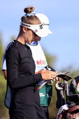 RIVIERA MAYA OPEN AT MAYAKOBA 2026 RIVIERA MAYA OPEN AT MAYAKOBA 2026 ROUND 2 01052026 PLAYA DEL CARMEN, QUINTANA ROO. Action photo of Nelly Korda of the USA, during round 2 of the Riviera Maya Open at Mayakoba 2026 at El Camaleon Golf Club in Playa del Carmen, Mexico. Foto de accion de Nelly Korda de Estados Unidos, durante la ronda 2 del torneo Riviera Maya Open at Mayakoba 2026 celebrado en el Club de Golf El Camaleon en Playa del Carmen, Mexico. Photo by IMAGENSHOP AGENCIA FOTOGRAFICA PLAYA DEL CARMEN QUINTANA ROO MEXICO Copyright: xISABELAxQUIROZx