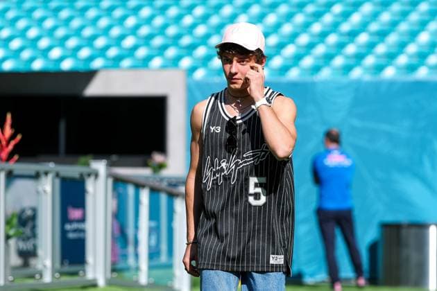 Kimi Antonelli (Mercedes-AMG Petronas 12) im Paddock, Grosser Preis von Miami, Motorsport, Herren, Formel 1, Freies Training, 01.05.2026 Miami Florida USA
