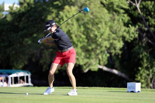 RIVIERA MAYA OPEN AT MAYAKOBA 2026 RIVIERA MAYA OPEN AT MAYAKOBA 2026 ROUND 2 01052026 PLAYA DEL CARMEN, QUINTANA ROO. Action photo of Akie Iwai of Japan, during round 2 of the Riviera Maya Open at Mayakoba 2026 at El Camaleon Golf Club in Playa del Carmen, Mexico. Foto de accion de Akie Iwai de Japon, durante la ronda 2 del torneo Riviera Maya Open at Mayakoba 2026 celebrado en el Club de Golf El Camaleon en Playa del Carmen, Mexico. Photo by IMAGENSHOP AGENCIA FOTOGRAFICA PLAYA DEL CARMEN QUINTANA ROO MEXICO Copyright: xISABELAxQUIROZx