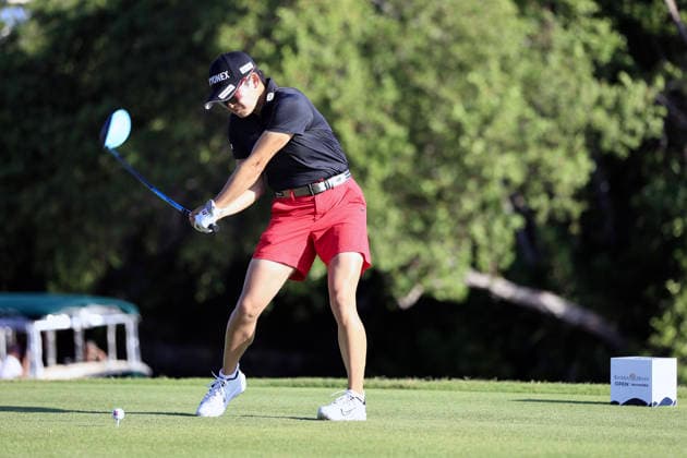 RIVIERA MAYA OPEN AT MAYAKOBA 2026 RIVIERA MAYA OPEN AT MAYAKOBA 2026 ROUND 2 01052026 PLAYA DEL CARMEN, QUINTANA ROO. Action photo of Akie Iwai of Japan, during round 2 of the Riviera Maya Open at Mayakoba 2026 at El Camaleon Golf Club in Playa del Carmen, Mexico. Foto de accion de Akie Iwai de Japon, durante la ronda 2 del torneo Riviera Maya Open at Mayakoba 2026 celebrado en el Club de Golf El Camaleon en Playa del Carmen, Mexico. Photo by IMAGENSHOP AGENCIA FOTOGRAFICA PLAYA DEL CARMEN QUINTANA ROO MEXICO Copyright: xISABELAxQUIROZx