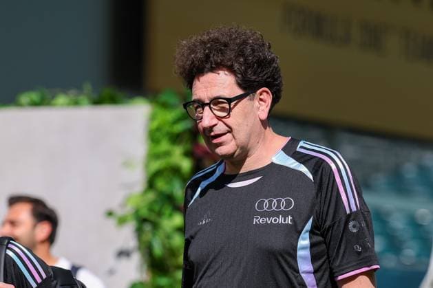 Projektleiter Mattia Binotto (Revolut Audi), Grosser Preis von Miami, Motorsport, Herren, Formel 1, Freies Training, 01.05.2026 Miami Florida USA