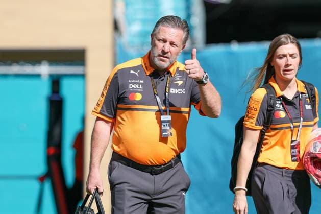 CEO, Zak Brown (McLaren Formula 1 Team), Grosser Preis von Miami, Motorsport, Herren, Formel 1, Freies Training, 01.05.2026 Miami Florida USA