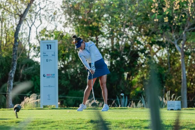 RIVIERA MAYA OPEN AT MAYAKOBA 2026 RIVIERA MAYA OPEN AT MAYAKOBA 2026 ROUND 2 01052026 PLAYA DEL CARMEN, QUINTANA ROO. Action photo of Briana Do of the USA during round 2 of the Riviera Maya Open at Mayakoba 2026 at El Camaleon Golf Club in Playa del Carmen, Mexico. Foto de accion de Briana Do de Estados Unidos, durante la ronda 2 del torneo Riviera Maya Open at Mayakoba 2026 celebrado en el Club de Golf El Camaleon en Playa del Carmen, Mexico. Photo by IMAGENSHOP AGENCIA FOTOGRAFICA PLAYA DEL CARMEN QUINTANA ROO MEXICO Copyright: xMIKIOxWATANABEx