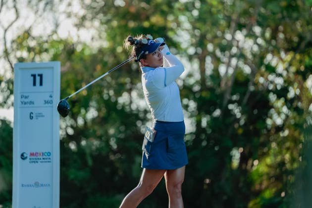RIVIERA MAYA OPEN AT MAYAKOBA 2026 RIVIERA MAYA OPEN AT MAYAKOBA 2026 ROUND 2 01052026 PLAYA DEL CARMEN, QUINTANA ROO. Action photo of Briana Do of the USA during round 2 of the Riviera Maya Open at Mayakoba 2026 at El Camaleon Golf Club in Playa del Carmen, Mexico. Foto de accion de Briana Do de Estados Unidos, durante la ronda 2 del torneo Riviera Maya Open at Mayakoba 2026 celebrado en el Club de Golf El Camaleon en Playa del Carmen, Mexico. Photo by IMAGENSHOP AGENCIA FOTOGRAFICA PLAYA DEL CARMEN QUINTANA ROO MEXICO Copyright: xMIKIOxWATANABEx