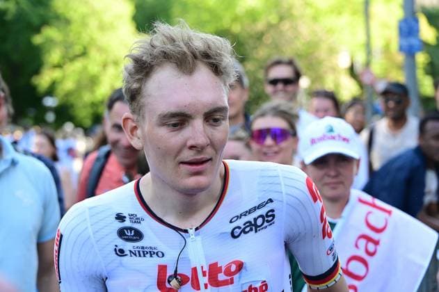 01.05,2026 xkhx Eschborn-Frankfurt am Main , Radrennen Radklassiker Eschborn-Frankfurt Im Ziel Sieger GEORG ZIMMERMANN LOTTO INTERMARCHE