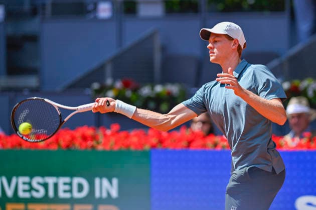 May 1, 2026, Madrid, Madrid, Spain: JANNIK SINNER of italy - NIKE during the Mutua Madrid Open 2026, ATP, Tennis Herren Masters 1000 and WTA, Tennis Damen 1000 tennis tournament, celebrated at Caja Magica on 01 may, 2026 in Madrid, Spain. Madrid Spain - ZUMAc312 20260501_zsp_c312_038 Copyright: xOscarxManuelxSanchezx