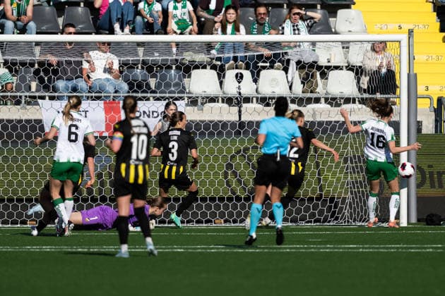260501 Svea Rehnberg of Hammarby during the UEFA Women s Europa Cup final between Häcken and Hammarby on May 1, 2026 in Göteborg. Photo: Daniel Stiller BILDBYRAN kod DS DS0574 fotboll football soccer fotball europa cup häcken hammarby uefa womens europa cup dam bbeng Copyright: DANIELxSTILLER BB260501DS029