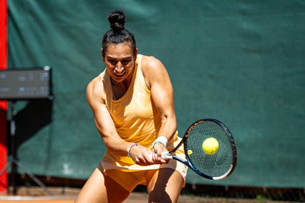 Bandecchi, Susan SUI (TEC Waldau Stuttgart), 1. Bundesliga Damen: LTTC Rot-Weiß vs. TEC Waldau Stuttgart, Berlin, LTTC Rot-Weiß , 01.05.2026, Copyright: xClaudioxGärtnerx