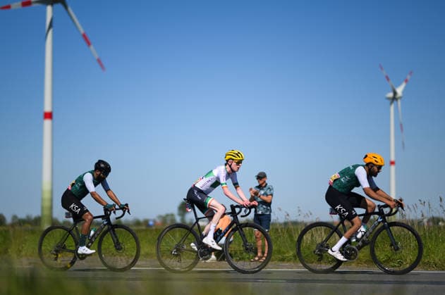 UCI Para Cycling Road World Cup: Round 2 Picture by Mathew Wells SWpix.com - 01 05 2026 - Cycling - UCI Para Cycling Road World Cup: Round 2 - Gistel, West Flanders, Belgium - Men C1 C2 Road Race - Abas Alhashim (Saudi Arabia), Cormac O™Callaghan (Ireland), Abdulaziz Alghamdi (Saudi Arabia) Copyright: x xSWpix.comx(t axPhotographyxHubxLtd)xMathewxWells SWpix.comx SWP-3030-13701