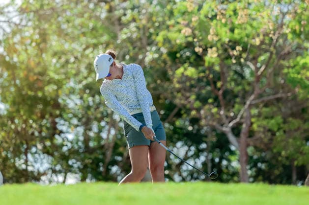 RIVIERA MAYA OPEN AT MAYAKOBA 2026 RIVIERA MAYA OPEN AT MAYAKOBA 2026 ROUND 2 01052026 PLAYA DEL CARMEN, QUINTANA ROO. Action photo of Polly Mack of Germany during round 2 of the Riviera Maya Open at Mayakoba 2026 at El Camaleon Golf Club in Playa del Carmen, Mexico. Foto de accion de Polly Mack de Alemania, durante la ronda 2 del torneo Riviera Maya Open at Mayakoba 2026 celebrado en el Club de Golf El Camaleon en Playa del Carmen, Mexico. Photo by IMAGENSHOP AGENCIA FOTOGRAFICA PLAYA DEL CARMEN QUINTANA ROO MEXICO Copyright: xMIKIOxWATANABEx