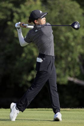 RIVIERA MAYA OPEN AT MAYAKOBA 2026 RIVIERA MAYA OPEN AT MAYAKOBA 2026 ROUND 2 01052026 PLAYA DEL CARMEN, QUINTANA ROO. Action photo of Hinako Shinbuno of Japan, during round 2 of the Riviera Maya Open at Mayakoba 2026 at El Camaleon Golf Club in Playa del Carmen, Mexico. Foto de accion de Hinako Shibuno de Japon, durante la ronda 2 del torneo Riviera Maya Open at Mayakoba 2026 celebrado en el Club de Golf El Camaleon en Playa del Carmen, Mexico. Photo by IMAGENSHOP AGENCIA FOTOGRAFICA PLAYA DEL CARMEN QUINTANA ROO MEXICO Copyright: xISABELAxQUIROZx