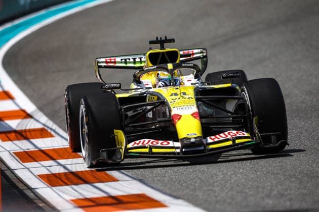 F1 - MIAMI GRAND PRIX 2026 41 LINDBLAD Arvid (gbr), Visa Cash App RB F1 Team VCARB03, action during the Formula 1 Miami Grand Prix 2026, 4th round of the 2026 Formula One World Championship, WM, Weltmeisterschaft from May 1 to 3, 2026 on the Miami International Autodrome, in Miami Gardens, USA - Miami GardensUnited States  Copyright: xDPPIx