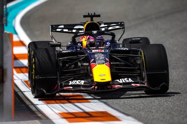F1 - MIAMI GRAND PRIX 2026 03 VERSTAPPEN Max (nld), Red Bull Racing Ford RB22, action during the Formula 1 Miami Grand Prix 2026, 4th round of the 2026 Formula One World Championship, WM, Weltmeisterschaft from May 1 to 3, 2026 on the Miami International Autodrome, in Miami Gardens, USA - Miami GardensUnited States  Copyright: xDPPIx
