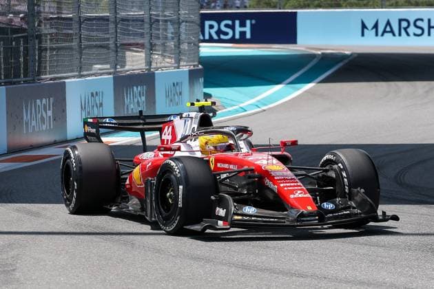 Lewis Hamilton (Scuderia Ferrari HP 44), Grosser Preis von Miami, Motorsport, Herren, Formel 1, Freies Training, 01.05.2026 Miami Florida USA