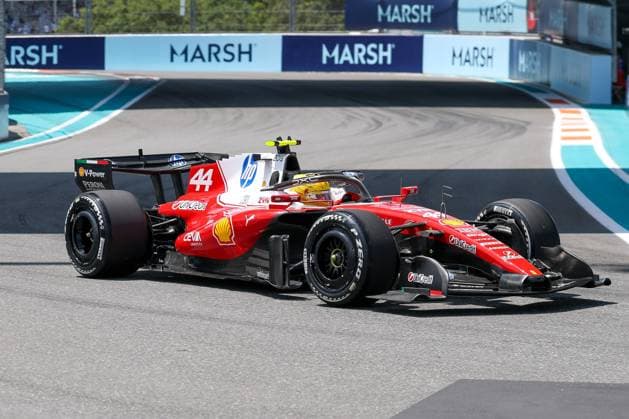 Lewis Hamilton (Scuderia Ferrari HP 44), Grosser Preis von Miami, Motorsport, Herren, Formel 1, Freies Training, 01.05.2026 Miami Florida USA