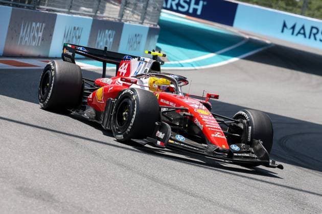 Lewis Hamilton (Scuderia Ferrari HP 44), Grosser Preis von Miami, Motorsport, Herren, Formel 1, Freies Training, 01.05.2026 Miami Florida USA