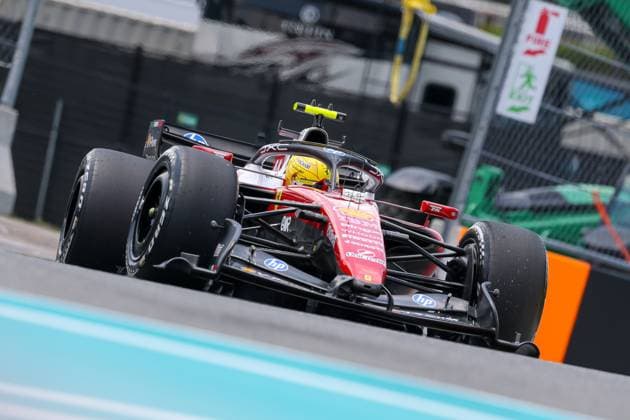 Lewis Hamilton (Scuderia Ferrari HP 44), Grosser Preis von Miami, Motorsport, Herren, Formel 1, Freies Training, 01.05.2026 Miami Florida USA