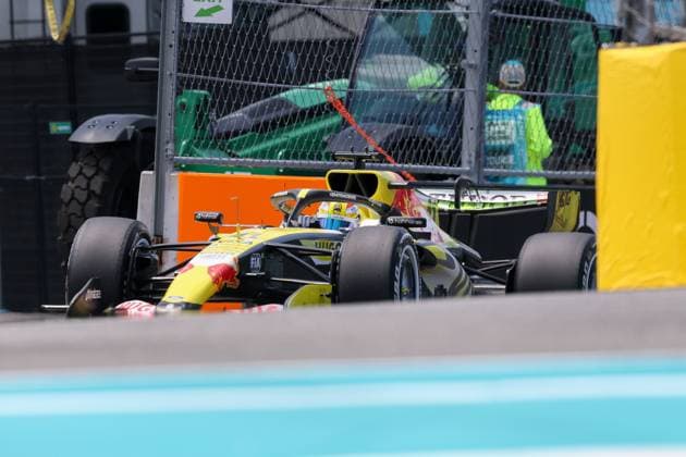 Arvid Lindbald (Visa Cash App RB 41, Grosser Preis von Miami, Motorsport, Herren, Formel 1, Freies Training, 01.05.2026 Miami Florida USA