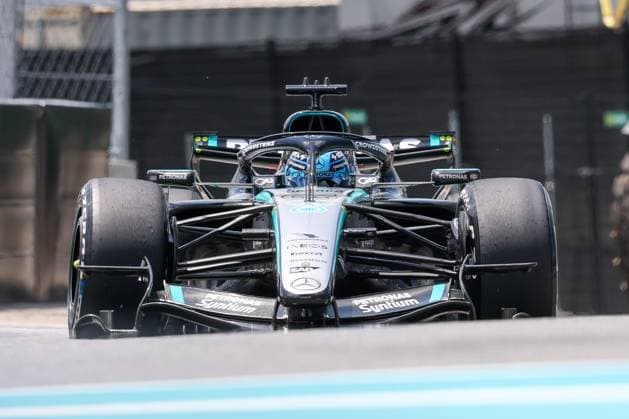 George Russell (Mercedes-AMG Petronas 63), Grosser Preis von Miami, Motorsport, Herren, Formel 1, Freies Training, 01.05.2026 Miami Florida USA