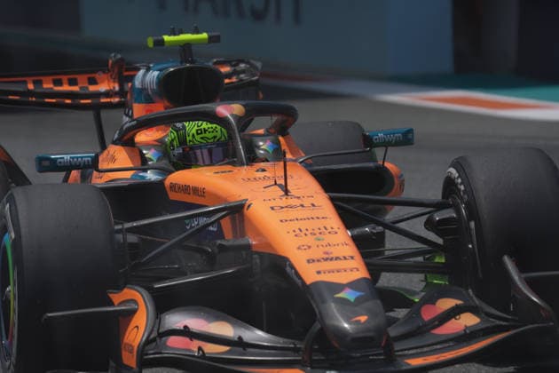 01.05.2026, Miami International Autodrome, Miami, Formula 1 Crypto.com Miami Grand Prix 2026 ,im Bild Lando Norris (GBR), McLaren Mastercard F1 Team (Photo by Hasan Bratic DeFodi Images) -