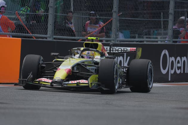 01.05.2026, Miami International Autodrome, Miami, Formula 1 Crypto.com Miami Grand Prix 2026 ,im Bild Liam Lawson (NZL), Visa Cash App Racing Bulls Formula One Team (Photo by Hasan Bratic DeFodi Images) -