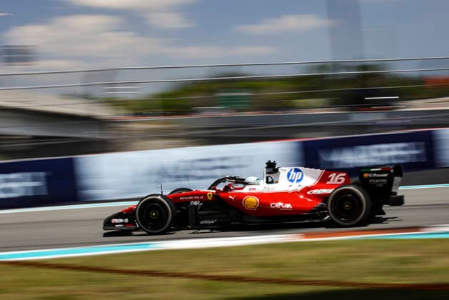 F1 - MIAMI GRAND PRIX 2026 16 LECLERC Charles (mco), Scuderia Ferrari SF-26, action during the Formula 1 Miami Grand Prix 2026, 4th round of the 2026 Formula One World Championship, WM, Weltmeisterschaft from May 1 to 3, 2026 on the Miami International Autodrome, in Miami Gardens, USA - Miami GardensUnited States  Copyright: xXavixBonillax