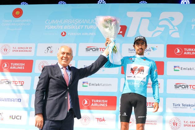 The 61st Presidential Cycling Tour of Turkiye (TUR 2026) has officially begun, starting with its opening stage in the coastal town of Cesme, Izmir. Held under the auspices of the Presidency of the Republic of Türkiye, this prestigious UCI ProSeries race brings together 23 teams and 161 world-class cyclists to compete over eight days, from April 26 to May 3, 2026...The 2026 edition unfolds across routes showcasing some of Türkiye s most striking landscapes. Starting in Cesme, the race follows the Aegean and Mediterranean coastlines, covering stages through Antalya and the southern shores before concluding in the capital, Ankara. Beyond sporting competition, the tour plays a key role in promoting Türkiye s natural and cultural richness on a global stage..This year, the race consists of 8 stages covering approximately 1,200 kilometers. Nearly 20 teams and over 150 riders from around the world are competing, under the coordination of the Turkish Cycling Federation..With the first three stages completed, the pace in the peloton has intensified and the general classification has begun to take shape. Sprint finishes and technically demanding routes have stood out, with the third stage drawing attention for its high tempo and dramatic finale..The third stage of the 61st Presidential Cycling Tour of Türkiye (TUR 2026) was won by Colombian rider Ivan Ramiro Sosa of Equipo Kern Pharma. Covering the 132.7-kilometer Marmaris-Kıran route, Sosa finished in 3 hours, 40 minutes, and 25 seconds. In the summit finish, Australian rider Sebastian Berwick of Caja Rural-Seguros RGA placed second, while French rider Nicolas Breuillard of TotalEnergies finished third..As the race progresses, challenging climbs and critical time gaps are expected to further heighten the excitement. The tour continues to deliver a compelling blend of elite competition and global vis Copyright: RizaxOzel 19081517