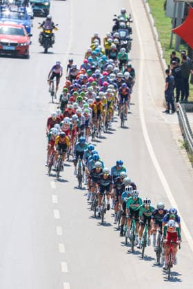 The 61st Presidential Cycling Tour of Turkiye (TUR 2026) has officially begun, starting with its opening stage in the coastal town of Cesme, Izmir. Held under the auspices of the Presidency of the Republic of Türkiye, this prestigious UCI ProSeries race brings together 23 teams and 161 world-class cyclists to compete over eight days, from April 26 to May 3, 2026...The 2026 edition unfolds across routes showcasing some of Türkiye s most striking landscapes. Starting in Cesme, the race follows the Aegean and Mediterranean coastlines, covering stages through Antalya and the southern shores before concluding in the capital, Ankara. Beyond sporting competition, the tour plays a key role in promoting Türkiye s natural and cultural richness on a global stage..This year, the race consists of 8 stages covering approximately 1,200 kilometers. Nearly 20 teams and over 150 riders from around the world are competing, under the coordination of the Turkish Cycling Federation..With the first three stages completed, the pace in the peloton has intensified and the general classification has begun to take shape. Sprint finishes and technically demanding routes have stood out, with the third stage drawing attention for its high tempo and dramatic finale..The third stage of the 61st Presidential Cycling Tour of Türkiye (TUR 2026) was won by Colombian rider Ivan Ramiro Sosa of Equipo Kern Pharma. Covering the 132.7-kilometer Marmaris-Kıran route, Sosa finished in 3 hours, 40 minutes, and 25 seconds. In the summit finish, Australian rider Sebastian Berwick of Caja Rural-Seguros RGA placed second, while French rider Nicolas Breuillard of TotalEnergies finished third..As the race progresses, challenging climbs and critical time gaps are expected to further heighten the excitement. The tour continues to deliver a compelling blend of elite competition and global vis Copyright: RizaxOzel 19081537