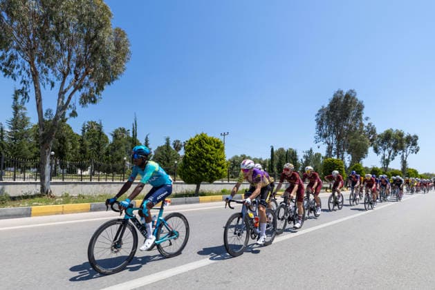 The 61st Presidential Cycling Tour of Turkiye (TUR 2026) has officially begun, starting with its opening stage in the coastal town of Cesme, Izmir. Held under the auspices of the Presidency of the Republic of Türkiye, this prestigious UCI ProSeries race brings together 23 teams and 161 world-class cyclists to compete over eight days, from April 26 to May 3, 2026...The 2026 edition unfolds across routes showcasing some of Türkiye s most striking landscapes. Starting in Cesme, the race follows the Aegean and Mediterranean coastlines, covering stages through Antalya and the southern shores before concluding in the capital, Ankara. Beyond sporting competition, the tour plays a key role in promoting Türkiye s natural and cultural richness on a global stage..This year, the race consists of 8 stages covering approximately 1,200 kilometers. Nearly 20 teams and over 150 riders from around the world are competing, under the coordination of the Turkish Cycling Federation..With the first three stages completed, the pace in the peloton has intensified and the general classification has begun to take shape. Sprint finishes and technically demanding routes have stood out, with the third stage drawing attention for its high tempo and dramatic finale..The third stage of the 61st Presidential Cycling Tour of Türkiye (TUR 2026) was won by Colombian rider Ivan Ramiro Sosa of Equipo Kern Pharma. Covering the 132.7-kilometer Marmaris-Kıran route, Sosa finished in 3 hours, 40 minutes, and 25 seconds. In the summit finish, Australian rider Sebastian Berwick of Caja Rural-Seguros RGA placed second, while French rider Nicolas Breuillard of TotalEnergies finished third..As the race progresses, challenging climbs and critical time gaps are expected to further heighten the excitement. The tour continues to deliver a compelling blend of elite competition and global vis Copyright: RizaxOzel 19081542