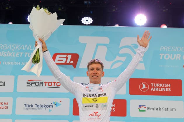 The 61st Presidential Cycling Tour of Turkiye (TUR 2026) has officially begun, starting with its opening stage in the coastal town of Cesme, Izmir. Held under the auspices of the Presidency of the Republic of Türkiye, this prestigious UCI ProSeries race brings together 23 teams and 161 world-class cyclists to compete over eight days, from April 26 to May 3, 2026...The 2026 edition unfolds across routes showcasing some of Türkiye s most striking landscapes. Starting in Cesme, the race follows the Aegean and Mediterranean coastlines, covering stages through Antalya and the southern shores before concluding in the capital, Ankara. Beyond sporting competition, the tour plays a key role in promoting Türkiye s natural and cultural richness on a global stage..This year, the race consists of 8 stages covering approximately 1,200 kilometers. Nearly 20 teams and over 150 riders from around the world are competing, under the coordination of the Turkish Cycling Federation..With the first three stages completed, the pace in the peloton has intensified and the general classification has begun to take shape. Sprint finishes and technically demanding routes have stood out, with the third stage drawing attention for its high tempo and dramatic finale..The third stage of the 61st Presidential Cycling Tour of Türkiye (TUR 2026) was won by Colombian rider Ivan Ramiro Sosa of Equipo Kern Pharma. Covering the 132.7-kilometer Marmaris-Kıran route, Sosa finished in 3 hours, 40 minutes, and 25 seconds. In the summit finish, Australian rider Sebastian Berwick of Caja Rural-Seguros RGA placed second, while French rider Nicolas Breuillard of TotalEnergies finished third..As the race progresses, challenging climbs and critical time gaps are expected to further heighten the excitement. The tour continues to deliver a compelling blend of elite competition and global vis Copyright: RizaxOzel 19081573