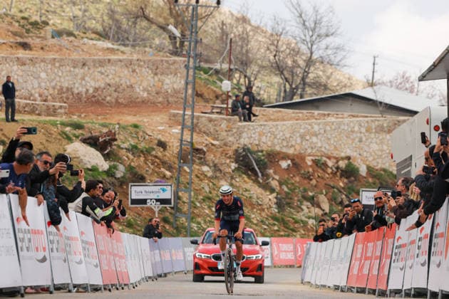 The 61st Presidential Cycling Tour of Turkiye (TUR 2026) has officially begun, starting with its opening stage in the coastal town of Cesme, Izmir. Held under the auspices of the Presidency of the Republic of Türkiye, this prestigious UCI ProSeries race brings together 23 teams and 161 world-class cyclists to compete over eight days, from April 26 to May 3, 2026...The 2026 edition unfolds across routes showcasing some of Türkiye s most striking landscapes. Starting in Cesme, the race follows the Aegean and Mediterranean coastlines, covering stages through Antalya and the southern shores before concluding in the capital, Ankara. Beyond sporting competition, the tour plays a key role in promoting Türkiye s natural and cultural richness on a global stage..This year, the race consists of 8 stages covering approximately 1,200 kilometers. Nearly 20 teams and over 150 riders from around the world are competing, under the coordination of the Turkish Cycling Federation..With the first three stages completed, the pace in the peloton has intensified and the general classification has begun to take shape. Sprint finishes and technically demanding routes have stood out, with the third stage drawing attention for its high tempo and dramatic finale..The third stage of the 61st Presidential Cycling Tour of Türkiye (TUR 2026) was won by Colombian rider Ivan Ramiro Sosa of Equipo Kern Pharma. Covering the 132.7-kilometer Marmaris-KÄÂ±ran route, Sosa finished in 3 hours, 40 minutes, and 25 seconds. In the summit finish, Australian rider Sebastian Berwick of Caja Rural-Seguros RGA placed second, while French rider Nicolas Breuillard of TotalEnergies finished third..As the race progresses, challenging climbs and critical time gaps are expected to further heighten the excitement. The tour continues to deliver a compelling blend of elite competition and global vis Copyright: RizaxOzel 19081562