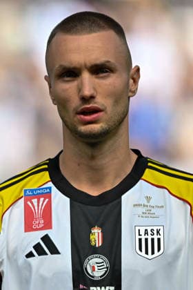 SOCCER - OEFB Cup, LASK vs Altach KLAGENFURT,AUSTRIA,01.MAY.26 - SOCCER - UNIQA OEFB Cup, final, Linzer ASK vs SCR Altach. Image shows Sasa Kalajdzic (LASK).  GEPAxpictures xAvnixRetkoceri