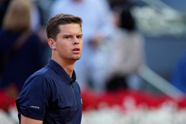 May 1, 2026, Madrid, Madrid, Spain: Alexander Blockx of Belgium plays against Alexander Zverev of Germany during the Mutua Madrid Open 2026 at La Caja Magica on May 01, 2026 in Madrid, Spain. Mutua Madrid Open 2026 - Day 12  - ZUMAa181 20260501_zaa_a181_327 Copyright: xOscarxJ.xBarrosox