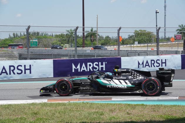 Formula 1 Crypto.com Miami Grand Prix 2026 01.05.2026, Miami International Autodrome, Miami, Formula 1 Crypto.com Miami Grand Prix 2026 ,im Bild George Russell (GBR), Mercedes-AMG Petronas Formula One Team