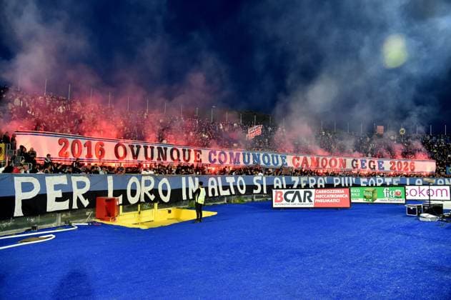 Fans of Pisa during Pisa SC vs US Lecce, Italian soccer Serie A match in Pisa, Italy, May 01 2026  Copyright: xGabrielexMasotti IPAxSportx xipa-agency.netx xx IPA_74363676 IPA_Agency_IPA74363676