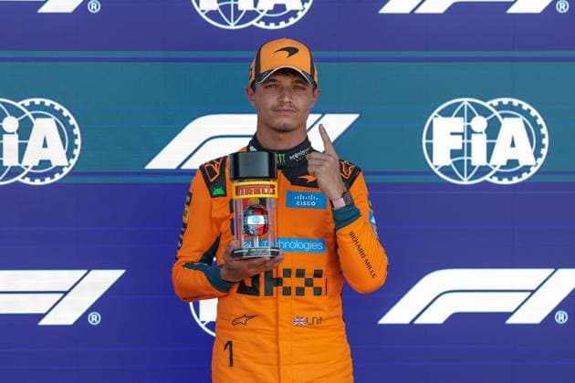 Winner, Sprint Qualifying, Lando Norris (McLaren Formula 1 Team 1), Grosser Preis von Miami, Motorsport, Herren, Formel 1, Sprint Qualifying, 01.05.2026 Miami Florida USA
