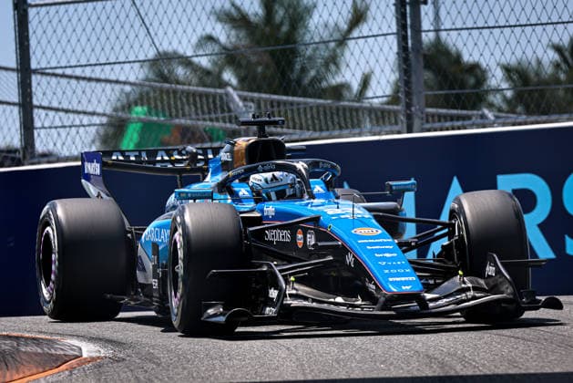 (23) Alexander Albon (THA) - Atlassian Williams F1 Team - Williams FW48 - Mercedes during the Formula 1 Crypto.com Miami Grand Prix 2026 at Miami International Autodrome in Miami Gardens, United States. Round 6 of the 2026 FIA Formula One World Championship, WM, Weltmeisterschaft held May 1-3, 2026. The Miami International Autodrome, located in the grounds of the Hard Rock Stadium, hosts the sixth round featuring the Sprint format. This event weekend features the F1 Sprint format, with a Sprint Shootout and Sprint Race in addition to the standard qualifying session and Grand Prix.  Copyright: xAlessioxDexMarcox xAvens-images.com AvensImages IPAxSportx xipa-agency.netx xx IPA_74364197 IPA_Agency_IPA74364197