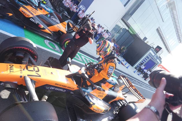 Formula 1 Crypto.com Miami Grand Prix 2026 01.05.2026, Miami International Autodrome, Miami, Formula 1 Crypto.com Miami Grand Prix 2026 ,im Bild 3.Startplatz für Oscar Piastri (AUS), McLaren Mastercard F1 Team