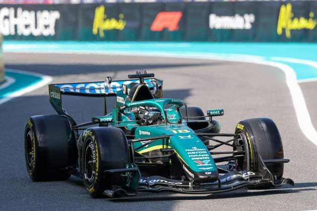Lance Stroll (Aston Martin Aramco 18), Grosser Preis von Miami, Motorsport, Herren, Formel 1, Sprint Qualifying, 01.05.2026 Miami Florida USA