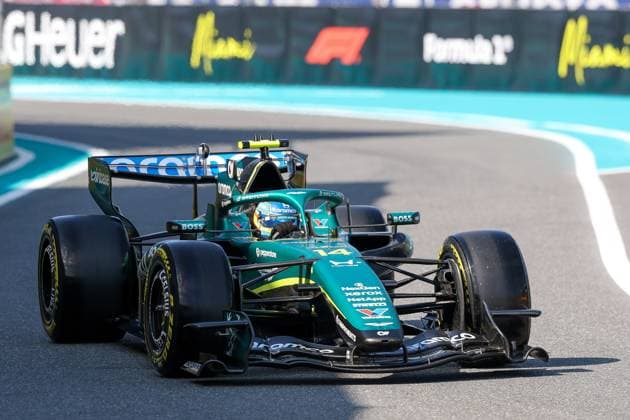 Fernando Alonso (Aston Martin Aramco 14), Grosser Preis von Miami, Motorsport, Herren, Formel 1, Sprint Qualifying, 01.05.2026 Miami Florida USA