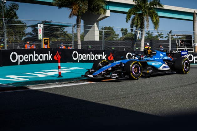 Formula 1 Crypto.com Miami Grand Prix 2026 Joseph Pinchin OVERTAKE MAXPPP - Miami 01 05 2026 55 SAINZ Carlos (esp), Atlassian Williams F1 Team, action at the Formula 1 Crypto.com Miami Grand Prix 2026, the 4th round of the 2026 FIA Formula 1 World Championship, WM, Weltmeisterschaft at the Miami International Autodrome in Miami Gardens, United States, from 30 April to 3 May 2026 Miami Miami International Autodrome in Miami Gardens United States  Copyright: xOVERTAKE MAXPPPxJosephxPinchinx OVT202605028190 OVT202605028190