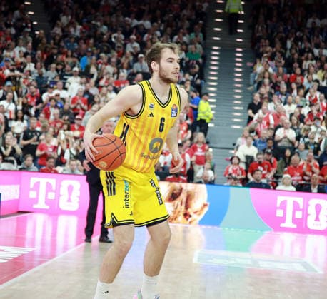 Malte DELOW (Berrlin), Basketballl easy Credit Bundesliga, FC Bayern München vs Alba Berlin, , 01.05.26, SAP Garden, Muenchen, Copyright: WolfgangxFehrmann
