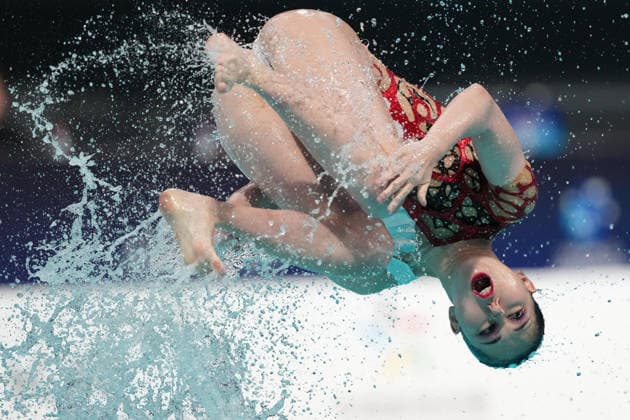 Sport Bilder des Tages (260502) -- XI AN, May 2, 2026 -- Higa Moe Sato Tomoka of Japan perform during the women s duet free final at the World Aquatics Artistic Swimming World Cup 2026-Stop 3 in Xi an, northwest China s Shaanxi Province, May 2, 2026. ) (SP)CHINA-XI AN-ARTISTIC SWIMMING-WORLD CUP-WOMEN S DUET FREE (CN) LixYibo 