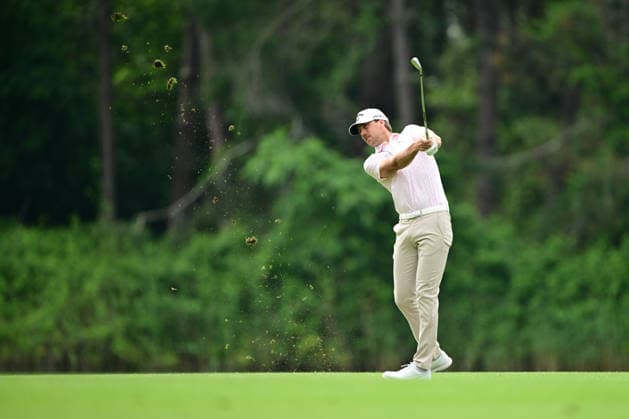 Turkish Airlines Open 2026 in Antalya ANTALYA, TURKIYE - MAY 02: Mikael Lindberg of Sweden competes during the third round of the Turkish Airlines Open 2026 Golf Tournament, part of the DP World Tour Asian Series, held at the Regnum National Golf Club in the Belek Tourism Center of Serik district in Antalya, Turkiye, on May 02, 2026. Orhan Cicek Anadolu Antalya Turkey. Editorial use only. Please get in touch for any other usage.  Copyright: x2026xAnadoluxOrhanxCicekx