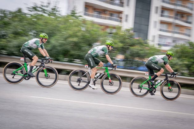 61st Presidential Cycling Tour of Turkiye ANTALYA, TURKIYE - MAY 2: Cyclists compete during the seventh stage of the Presidential Cycling Tour of Turkiye 2026 (TUR 2026) on the Antalya-Antalya route in Antalya, Turkiye, on May 2, 2026. The race, held for the 61st time, is included in the Union Cycliste Internationale (UCI) Europe Tour calendar and is Turkiye’s only event in the ProSeries category. Ahmet Serdar Eser Anadolu Antalya Turkey. Editorial use only. Please get in touch for any other usage.  Copyright: x2026xAnadoluxAhmetxSerdarxEserx