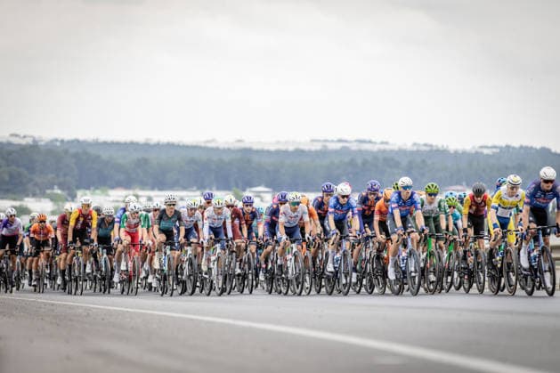 61st Presidential Cycling Tour of Turkiye ANTALYA, TURKIYE - MAY 2: Cyclists compete during the seventh stage of the Presidential Cycling Tour of Turkiye 2026 (TUR 2026) on the Antalya-Antalya route in Antalya, Turkiye, on May 2, 2026. The race, held for the 61st time, is included in the Union Cycliste Internationale (UCI) Europe Tour calendar and is Turkiye’s only event in the ProSeries category. Ahmet Serdar Eser Anadolu Antalya Turkey. Editorial use only. Please get in touch for any other usage.  Copyright: x2026xAnadoluxAhmetxSerdarxEserx