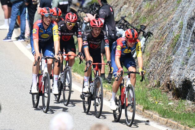 02-05-2026 Tour De Romandie; Tappa 04 Broc - Charmey; 2026, Lidl - Trek; 2026, Tudor; Konrad, Patrick; Eriksson, Jacob; Jaunpass; 