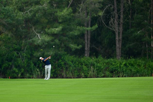 Turkish Airlines Open 2026 in Antalya ANTALYA, TURKIYE - MAY 2: Italy’s Guido Migliozzi is in action during the third round of the Turkish Airlines Open 2026, part of the DP World Tour Asia Swing, at Regnum National Golf Club in the Belek tourism center of Serik district, Antalya, Turkiye, on May 2, 2026. Orhan Cicek Anadolu Antalya Turkey. Editorial use only. Please get in touch for any other usage.  Copyright: x2026xAnadoluxOrhanxCicekx