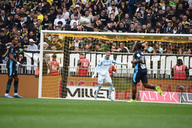 FOOTBALL : FC Nantes vs Olympique de Marseille - Ligue 1 - JournÃ e 32 - 02 05 2026 NantesFrance  Copyright: xEmilienxJousselinx